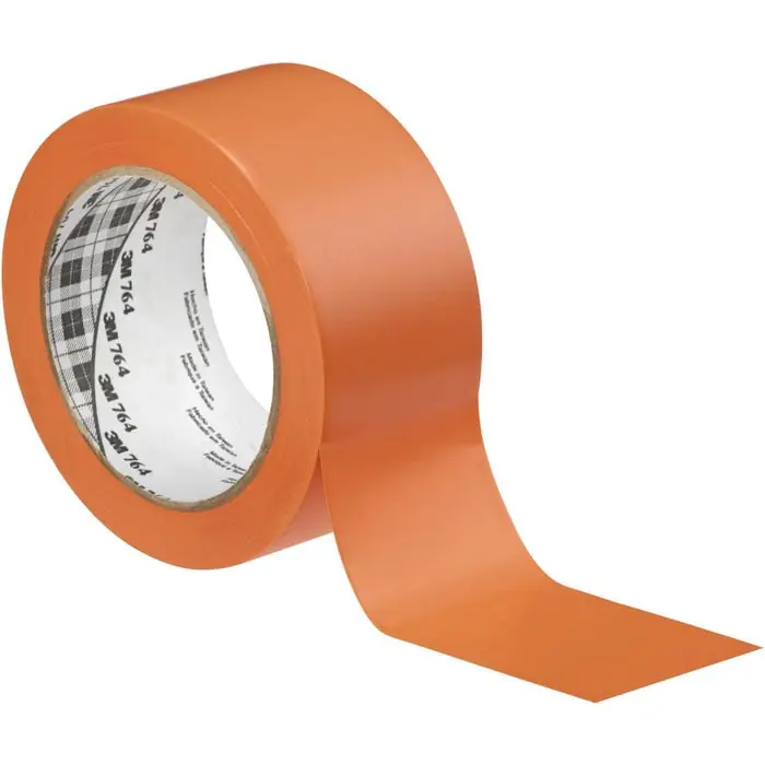 3M General Purpose Wear Resistant Floor Marking Tape Roll, 1 Inch x 36 Yards, Orange, Vinyl Direct From Factory